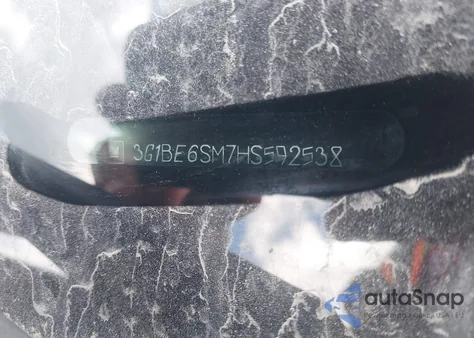 2017 Chevrolet Cruze Lt Auto from USA, damaged, VIN 3G1BE6SM7HS592538